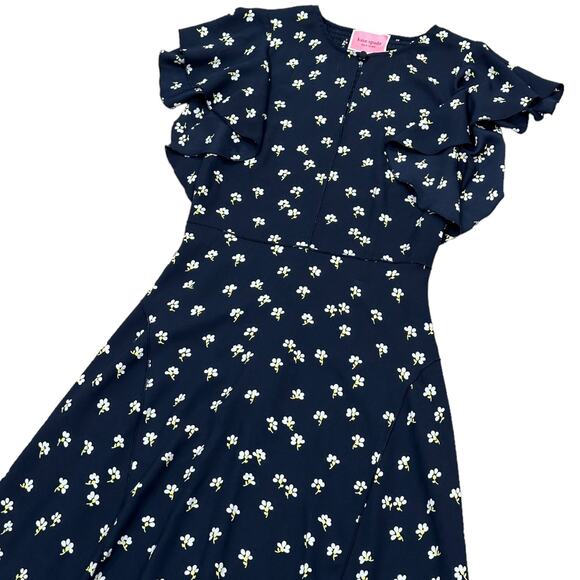 Kate Spade Midi Ditsy Begonia Dress - Picture 8 of 8